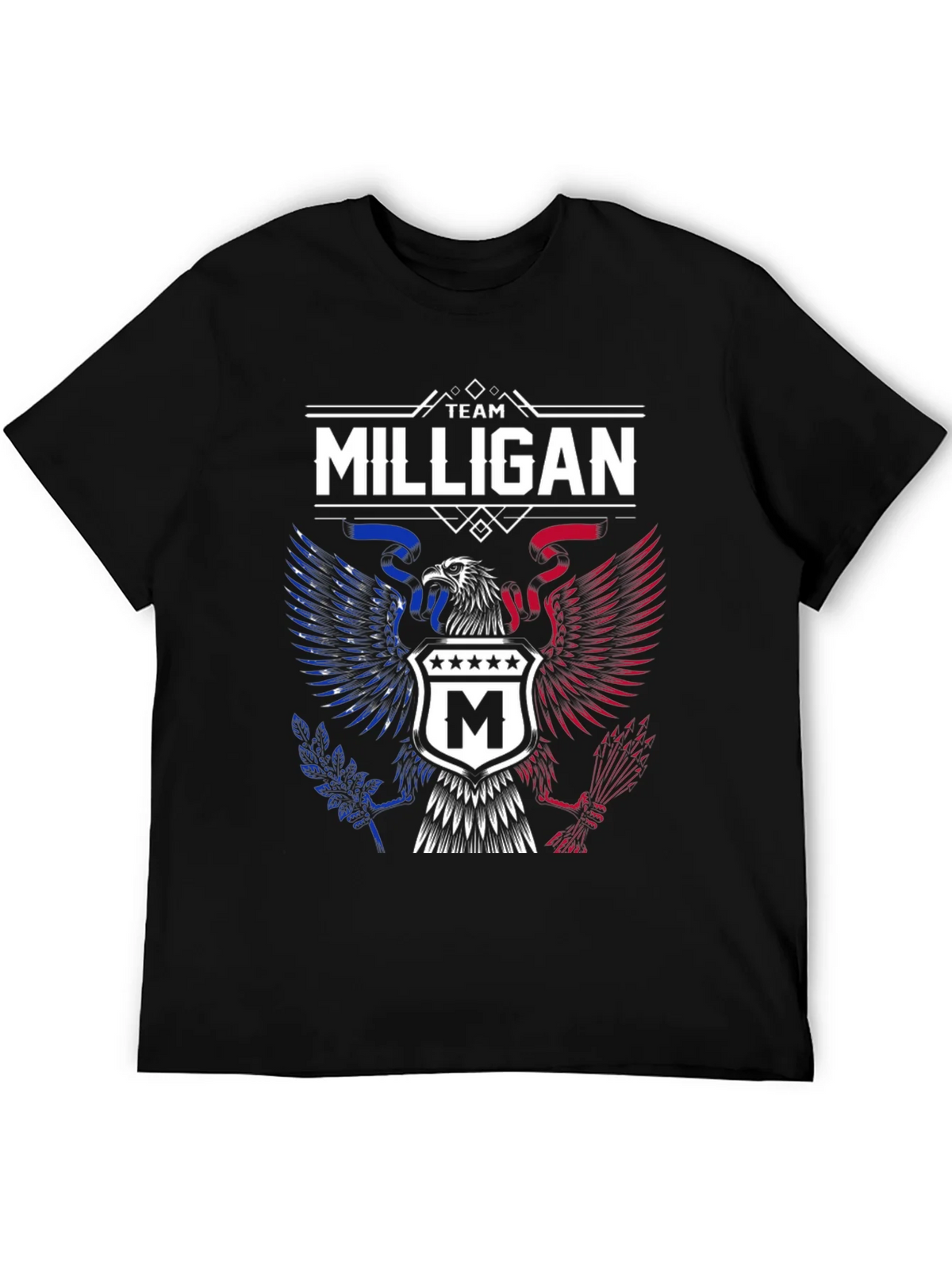 Team Milligan Patriotic Eagle Graphic T-Shirt product image 5