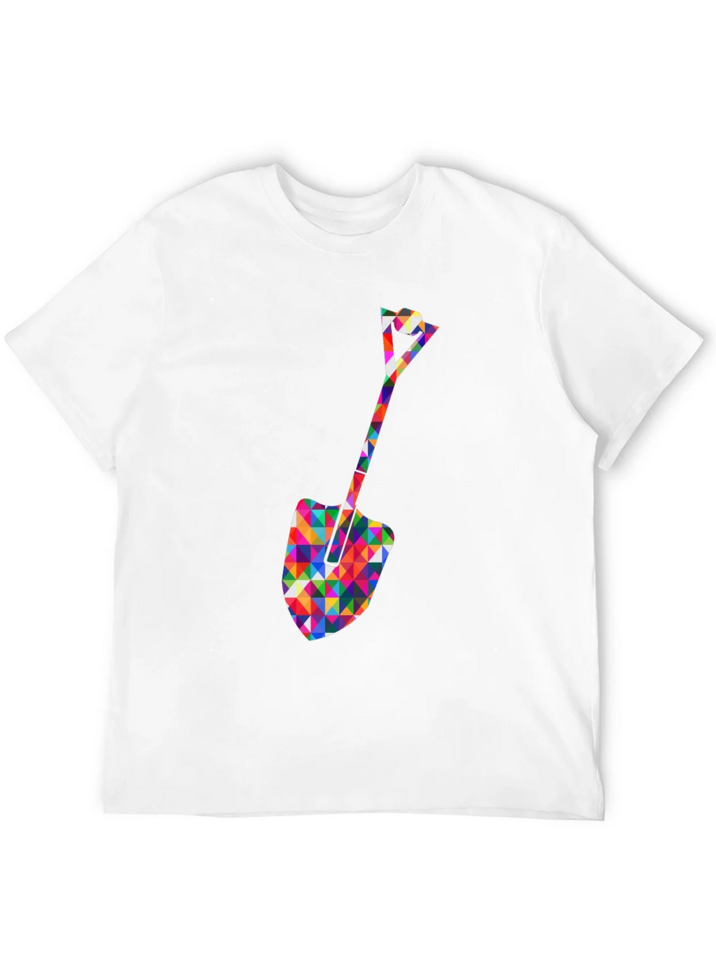 Geometric Spade Graphic Tee - Stylish Crew Neck Shirt product image 11