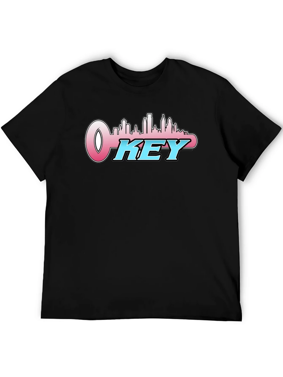 OKey City Skyline T-Shirt - Black product image 5