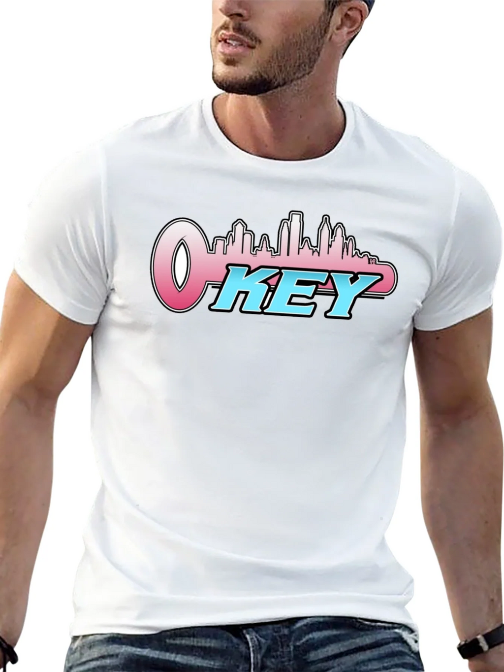 OKey City Skyline T-Shirt - Black product image 12