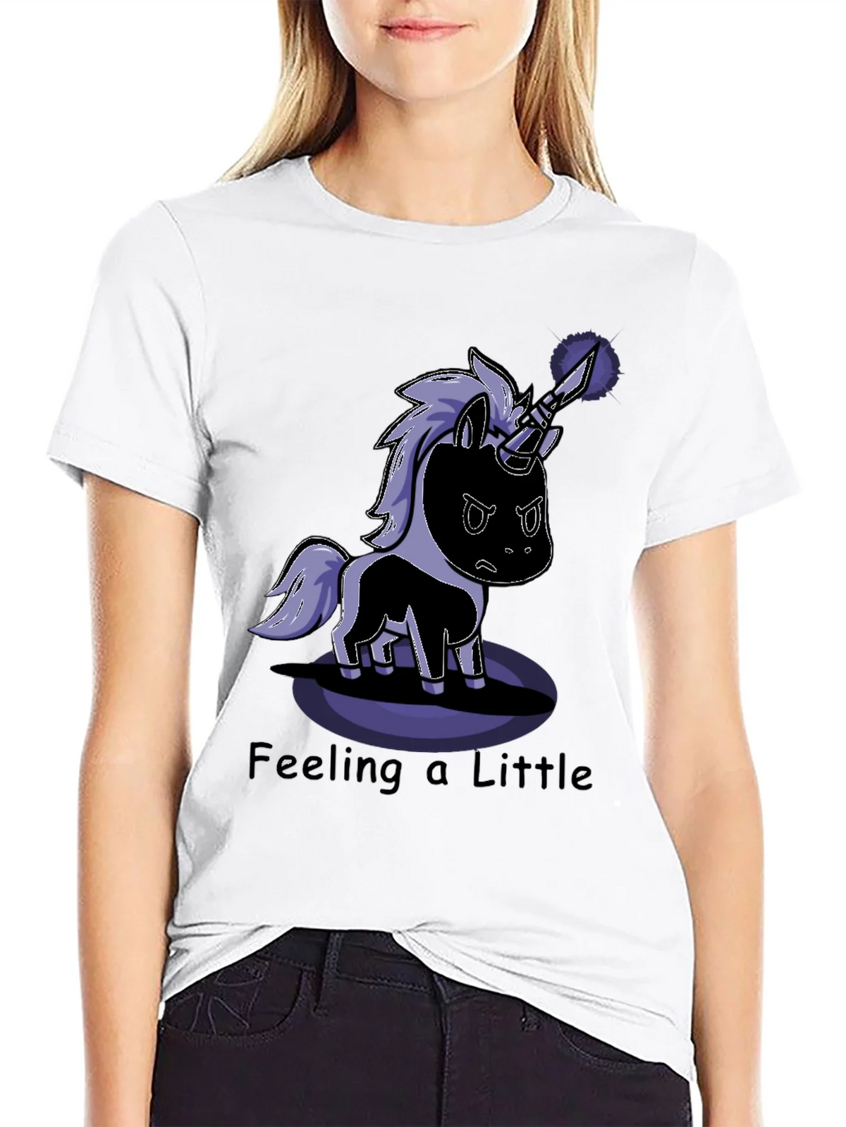 Feeling a Little Stabbed Unicorn T-Shirt product image 6