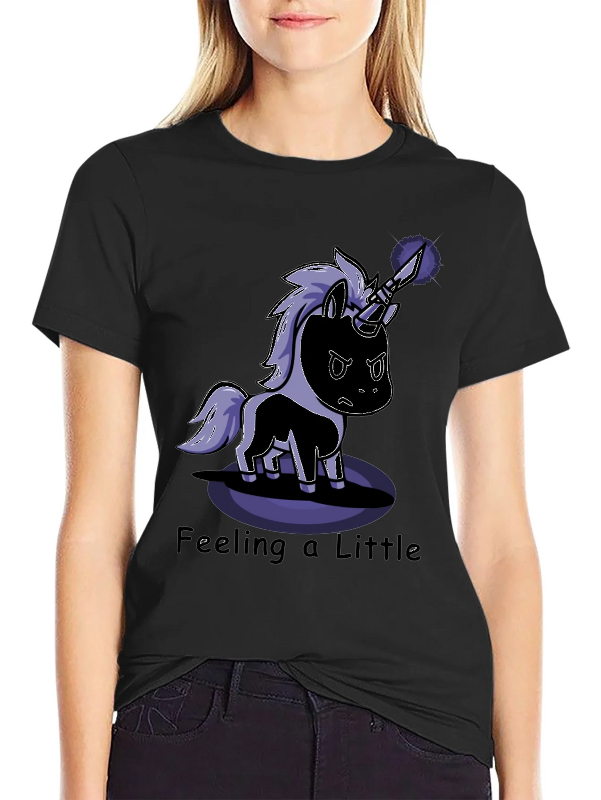 Feeling a Little Stabbed Unicorn T-Shirt product image 1