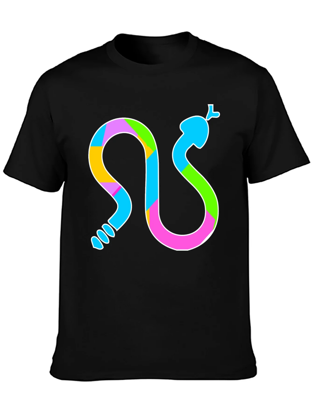 Colorful Snake Graphic Tee - Unique Design product image 3