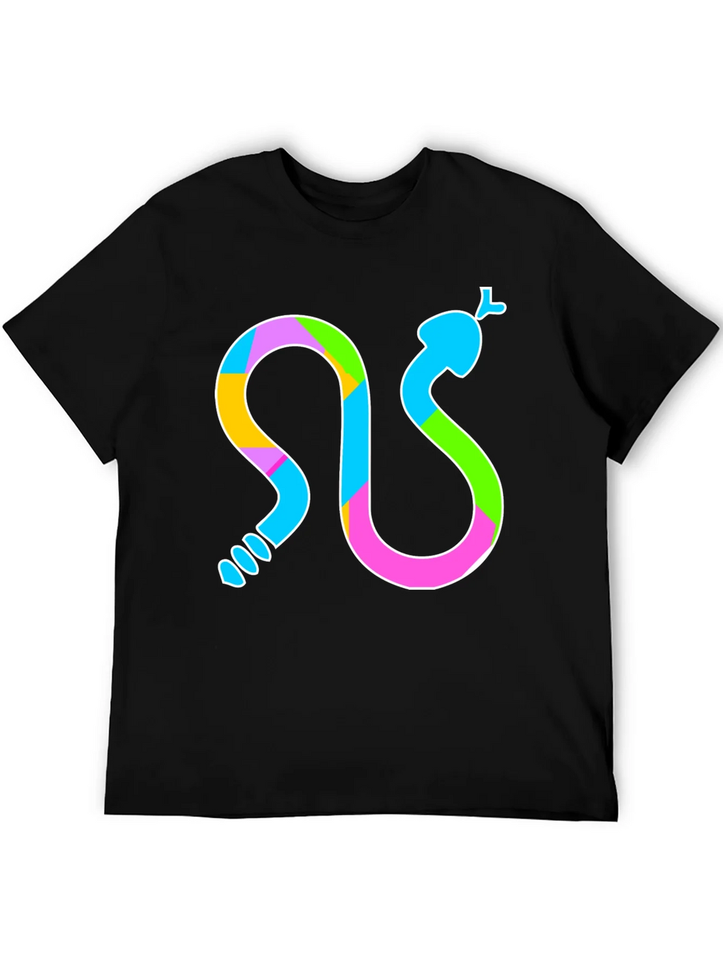 Colorful Snake Graphic Tee - Unique Design product image 4