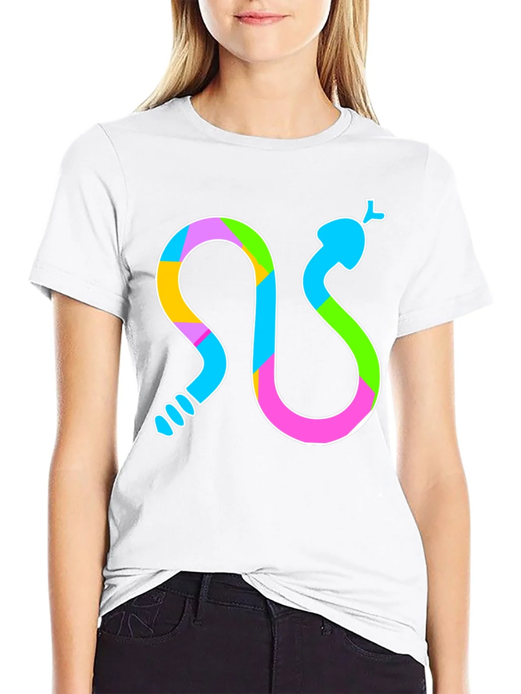 Colorful Snake Graphic Tee - Unique Design product image 6