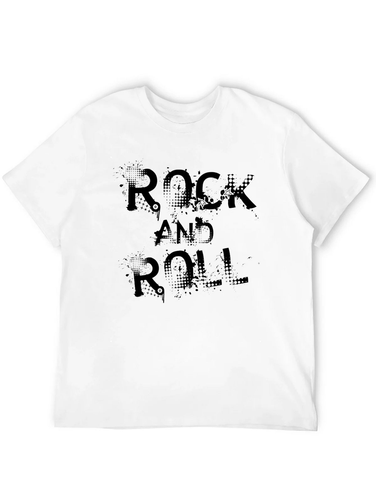 Rock and Roll Graphic Tee - Black product image 11