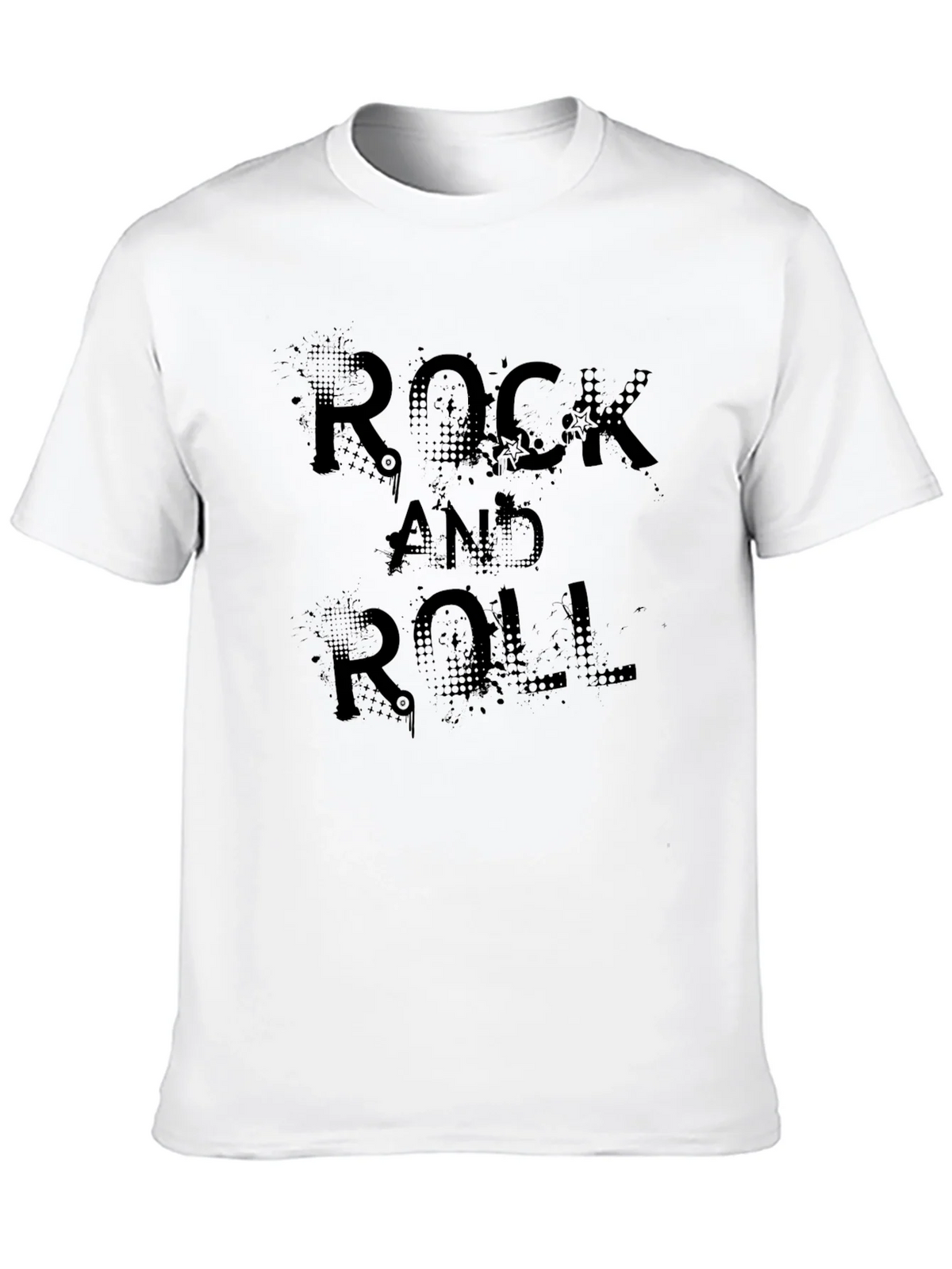 Rock and Roll Graphic Tee - Black product image 9