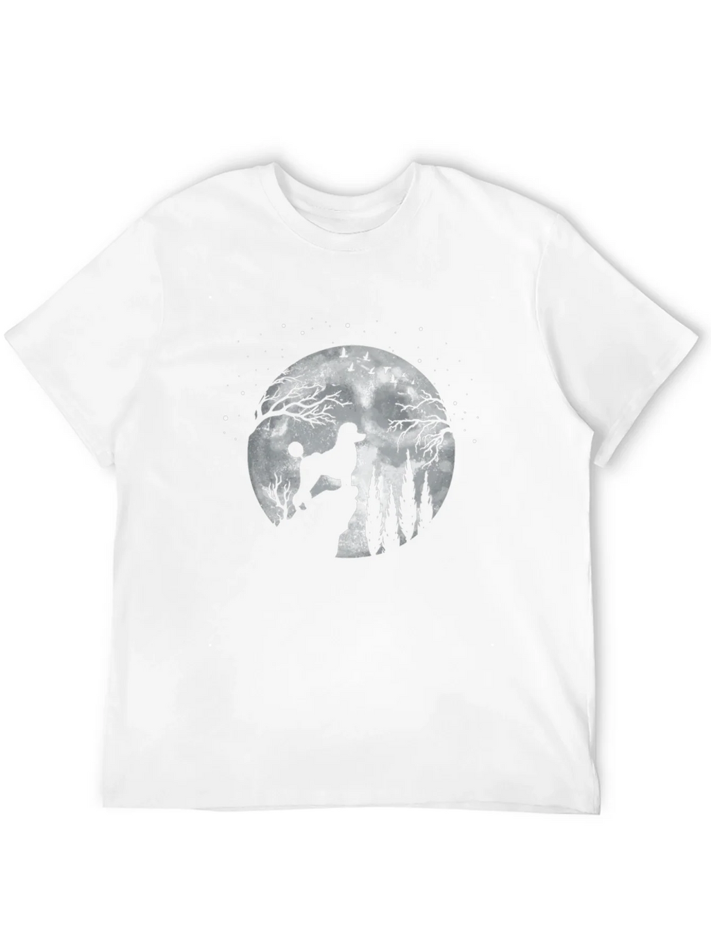 Poodle Moon Silhouette T-Shirt product image 11