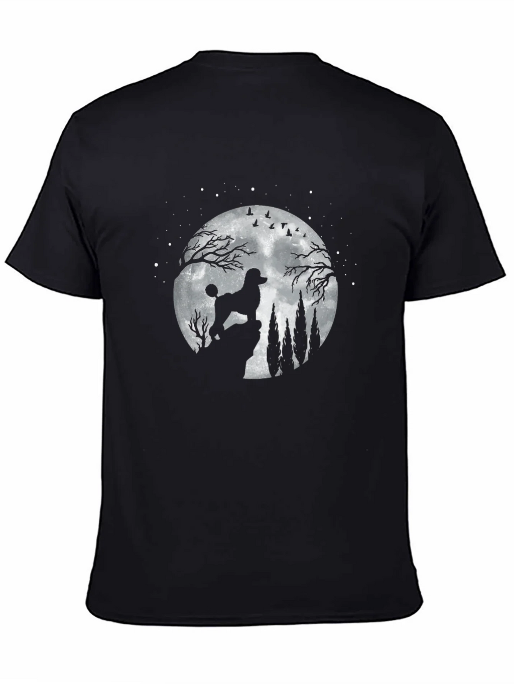 Poodle Moon Silhouette T-Shirt product image 4