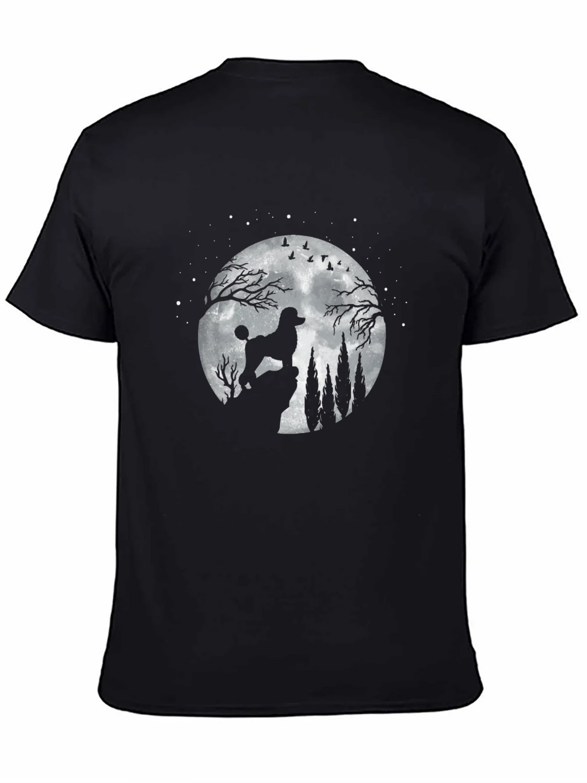 Poodle Moon Silhouette T-Shirt product image 4