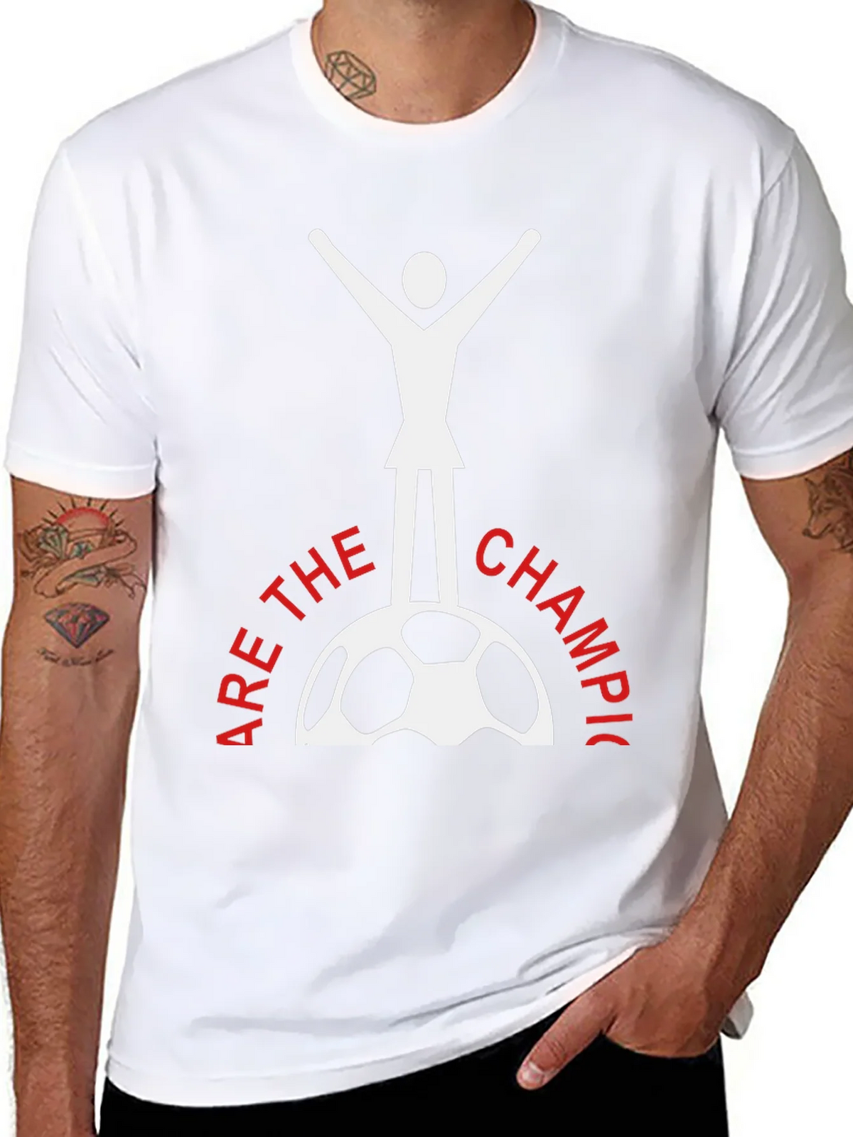 Champions Soccer T-Shirt - Black Tee product image 7
