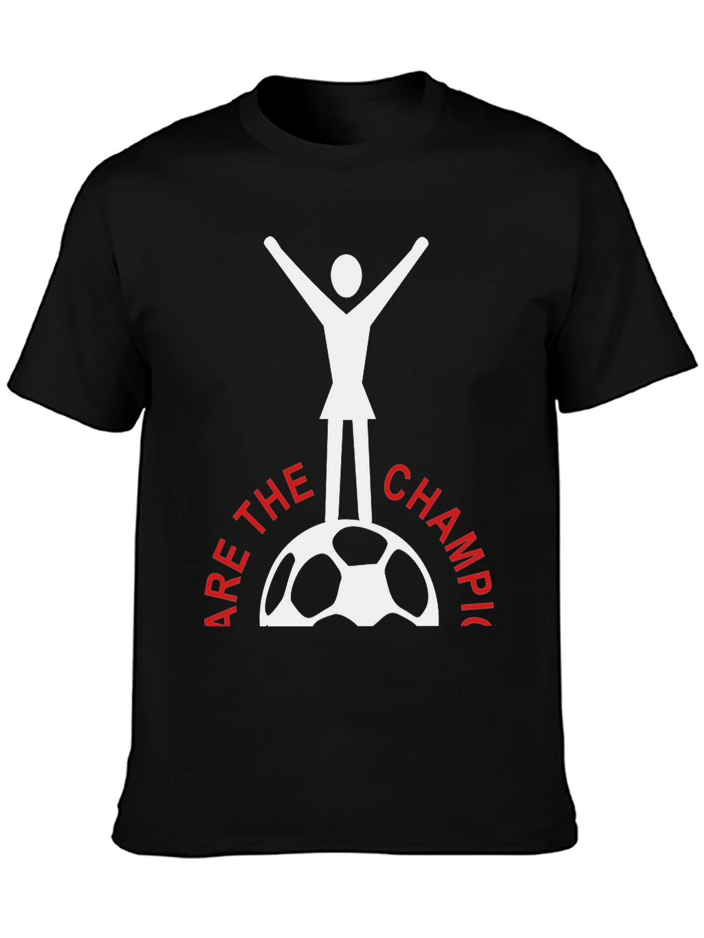 Champions Soccer T-Shirt - Black Tee product image 3