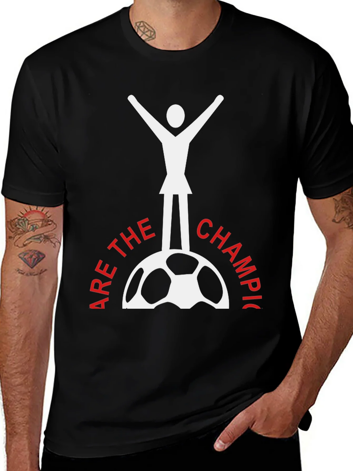 Champions Soccer T-Shirt - Black Tee product image 1