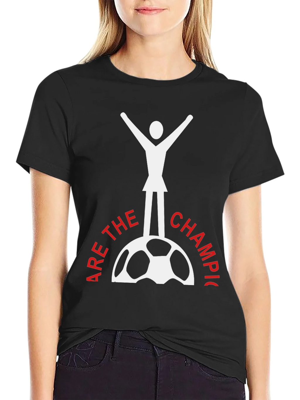 Champions Soccer T-Shirt - Black Tee product image 2