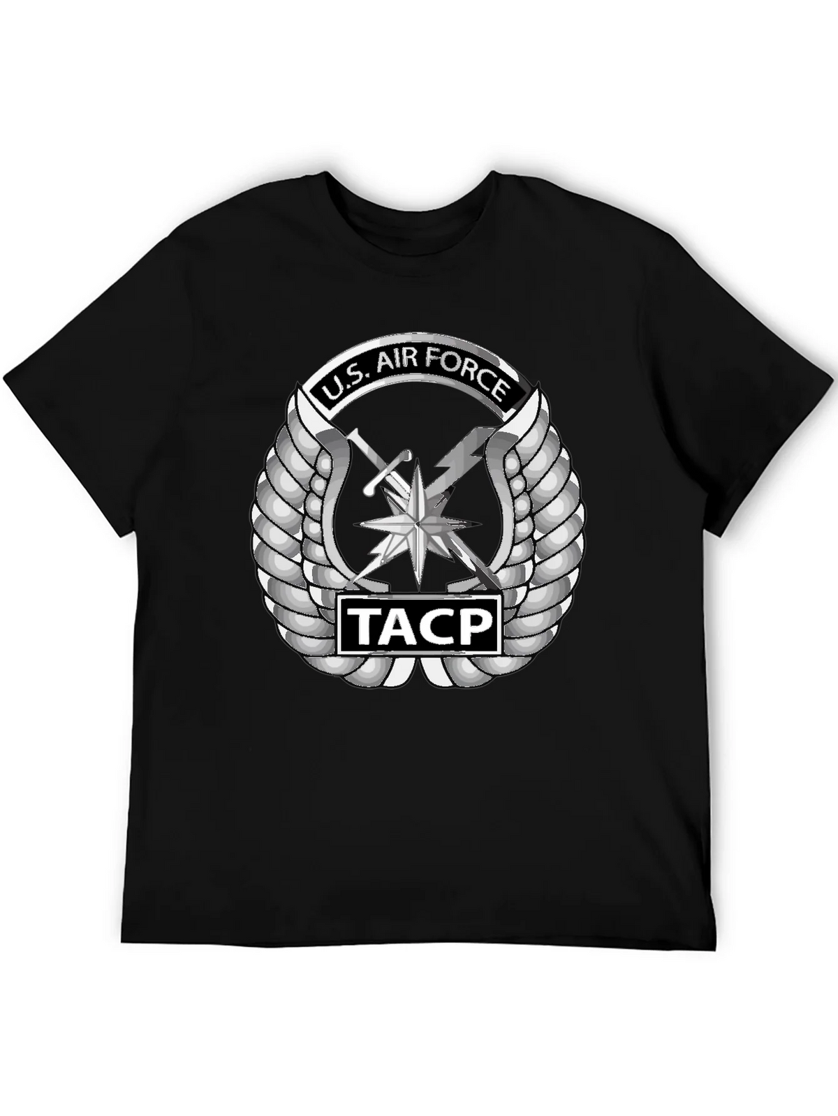 U.S. Air Force TACP Emblem Black T-Shirt product image 4