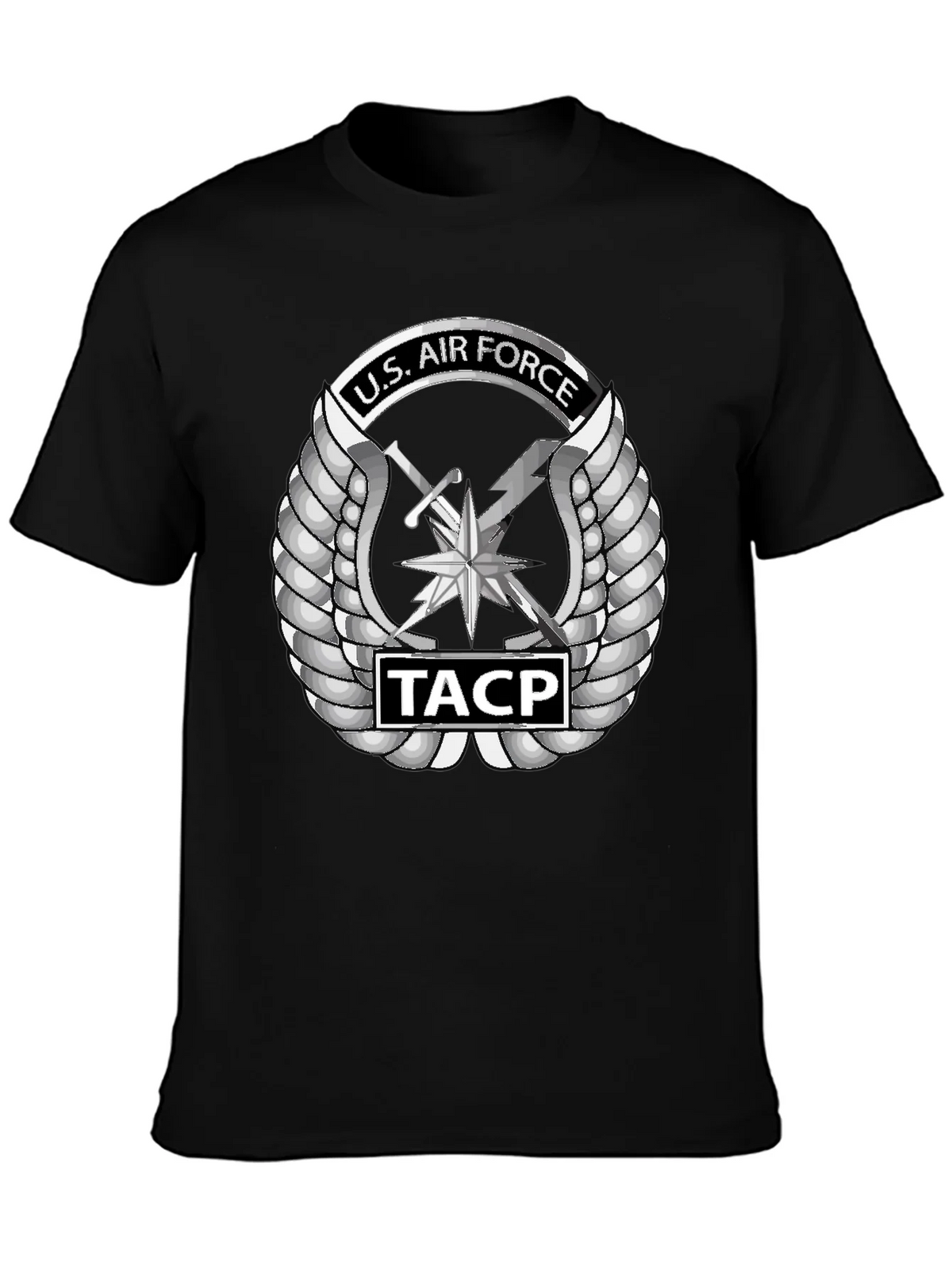 U.S. Air Force TACP Emblem Black T-Shirt product image 3