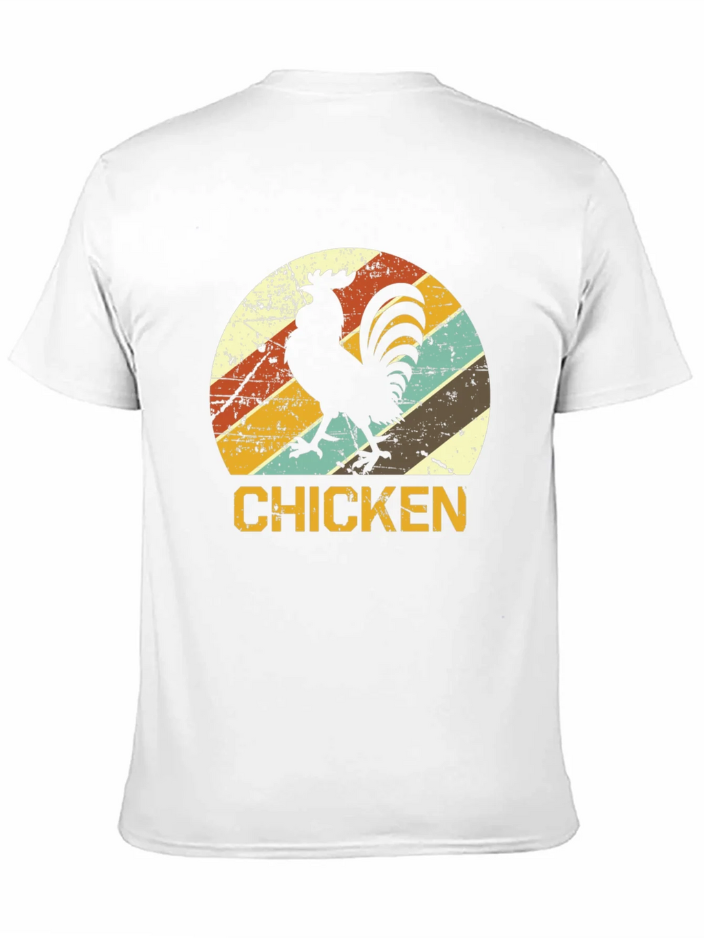 Retro Chicken Graphic T-Shirt - Black product image 10