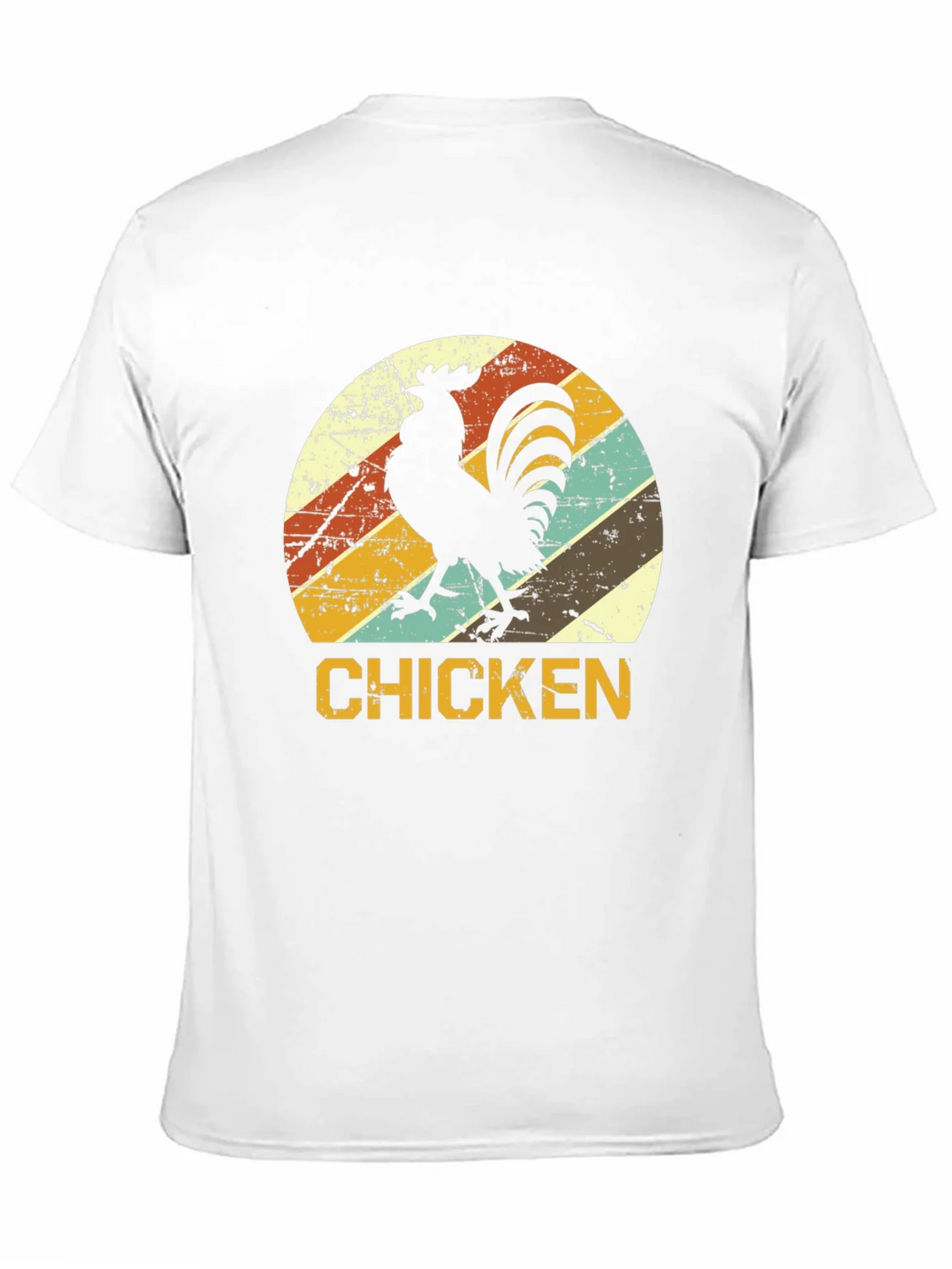 Retro Chicken Graphic T-Shirt - Black product image 10