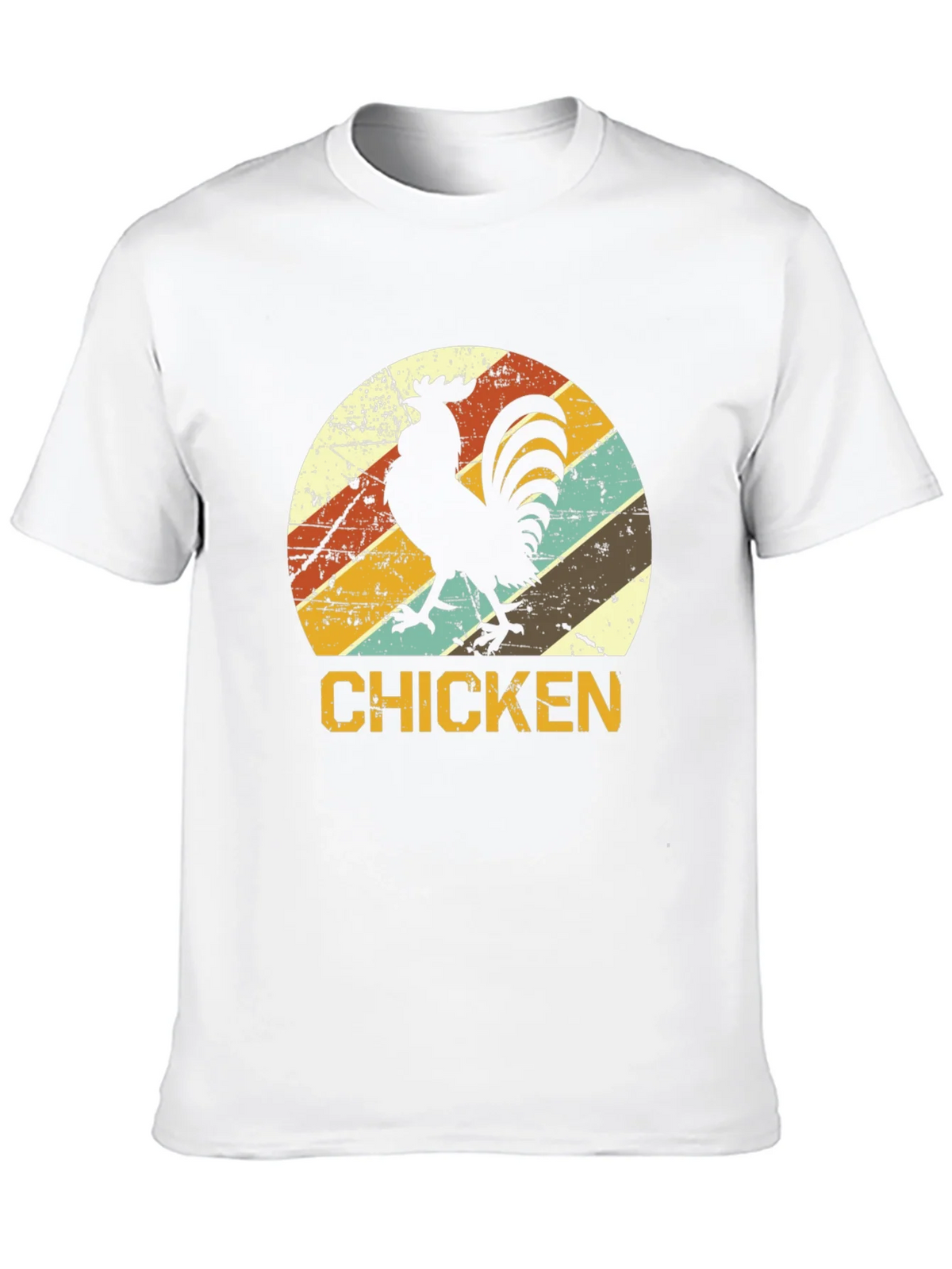 Retro Chicken Graphic T-Shirt - Black product image 9