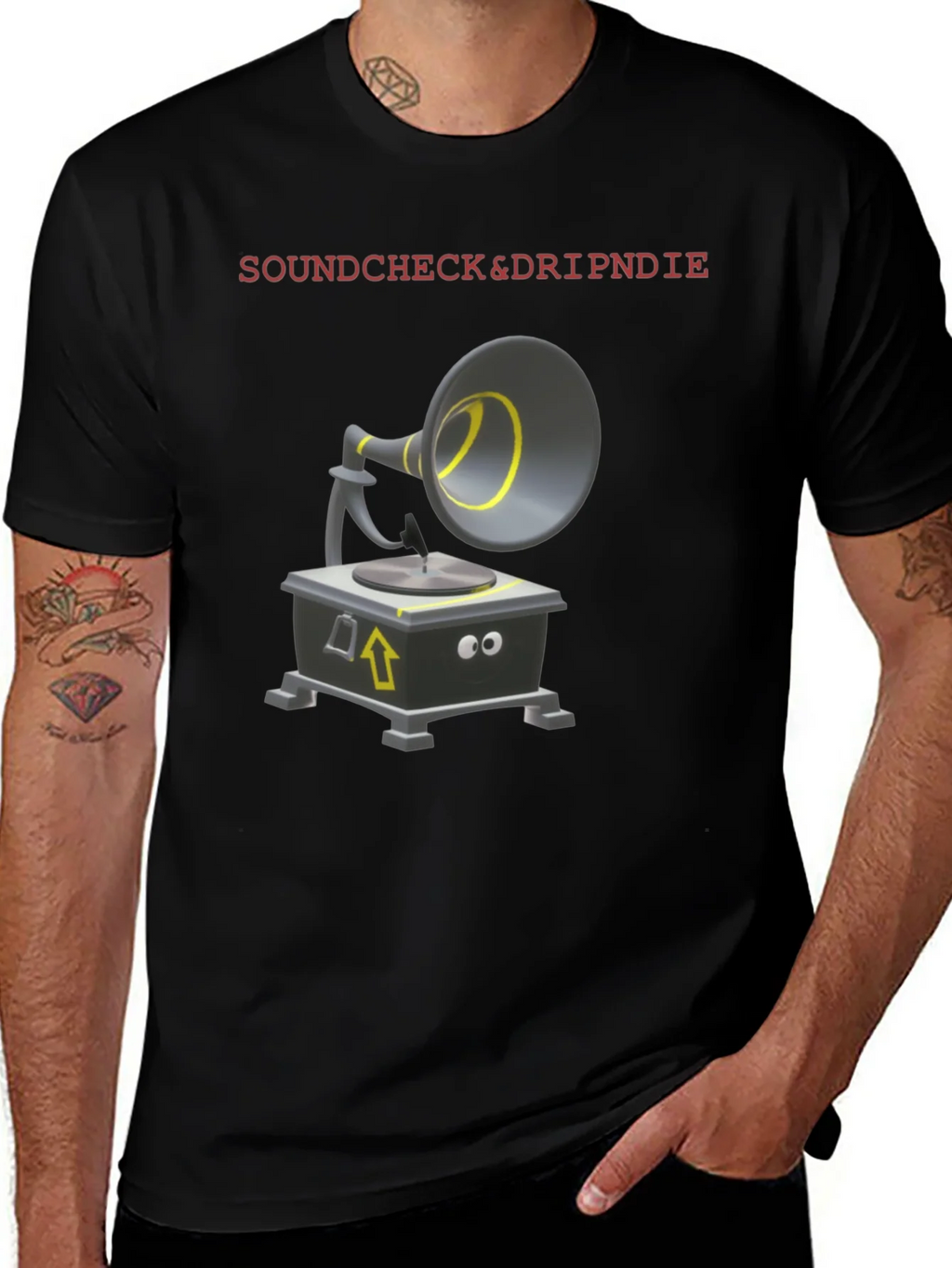 Soundcheck & Dripndie Black T-Shirt product image 1