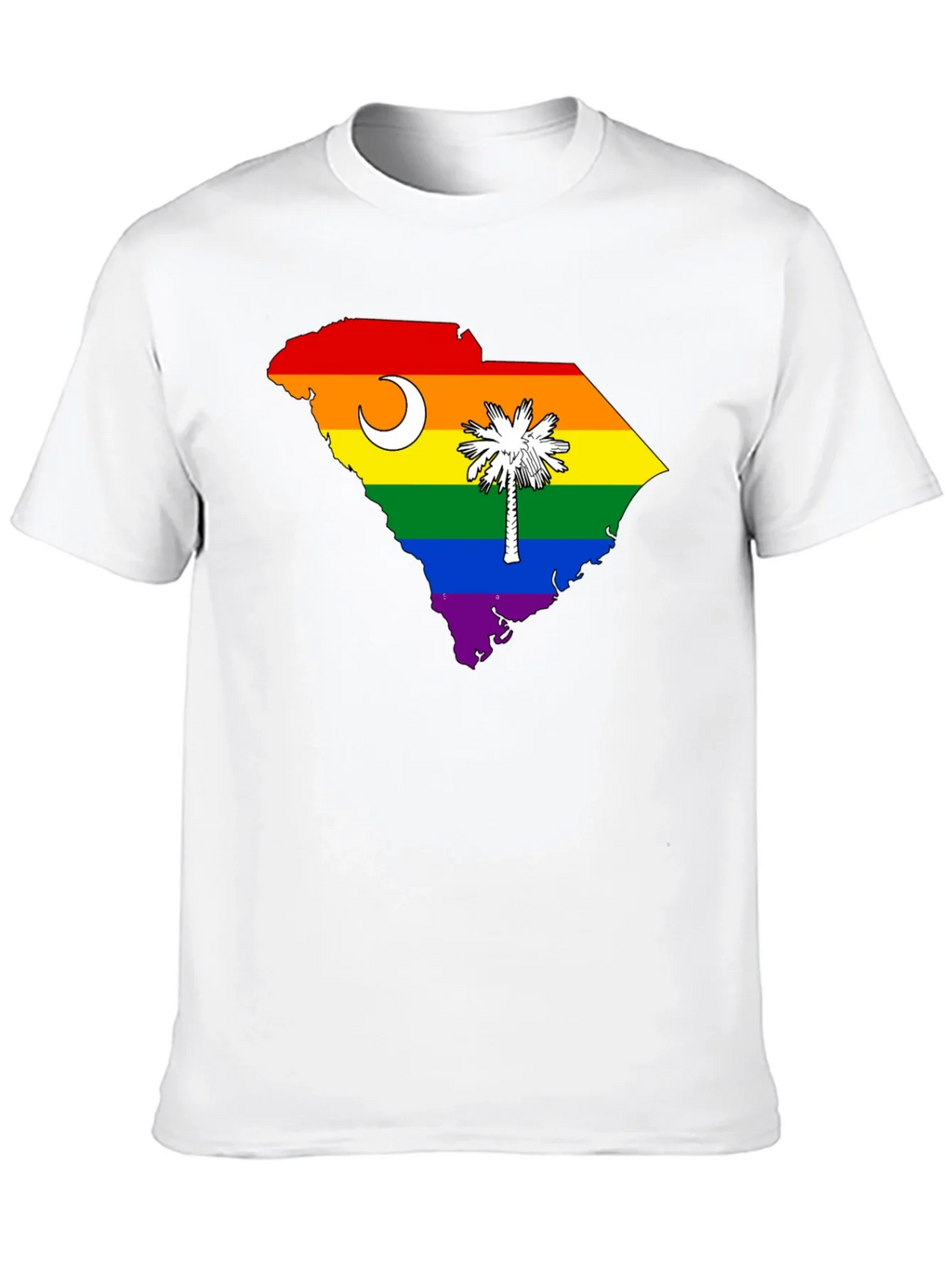 South Carolina Rainbow Pride T-Shirt product image 8
