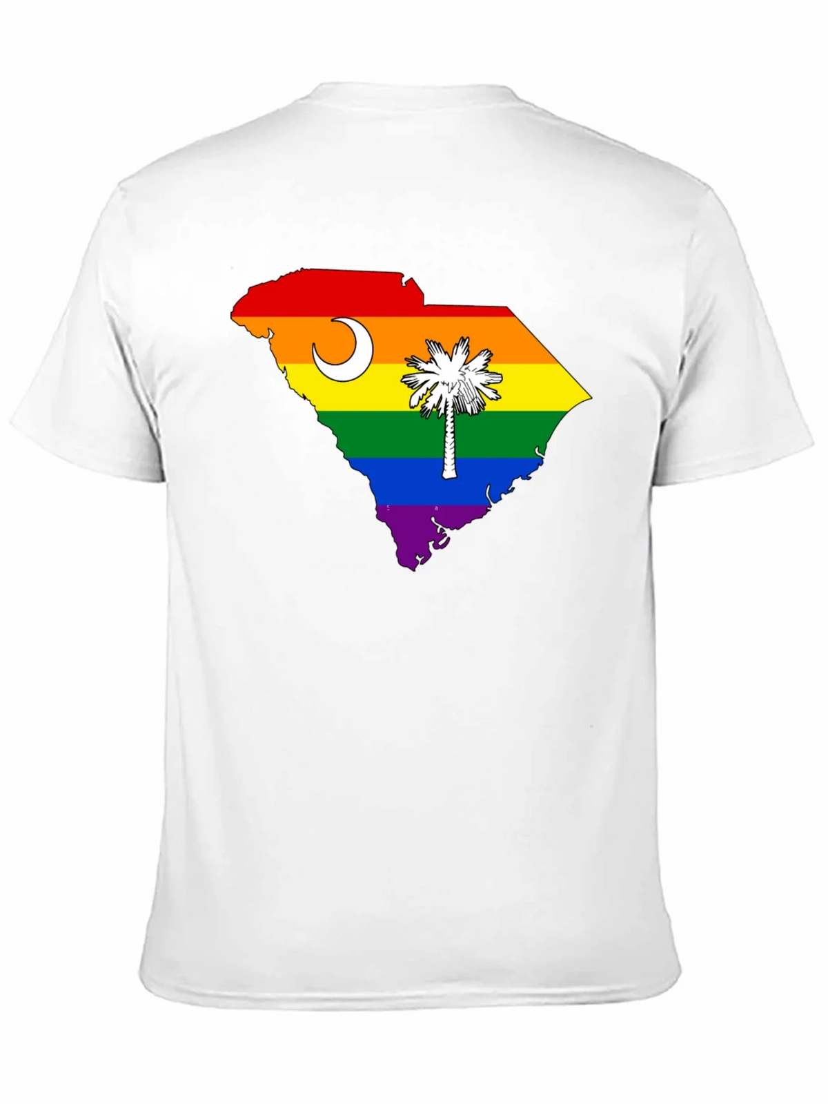 South Carolina Rainbow Pride T-Shirt product image 9