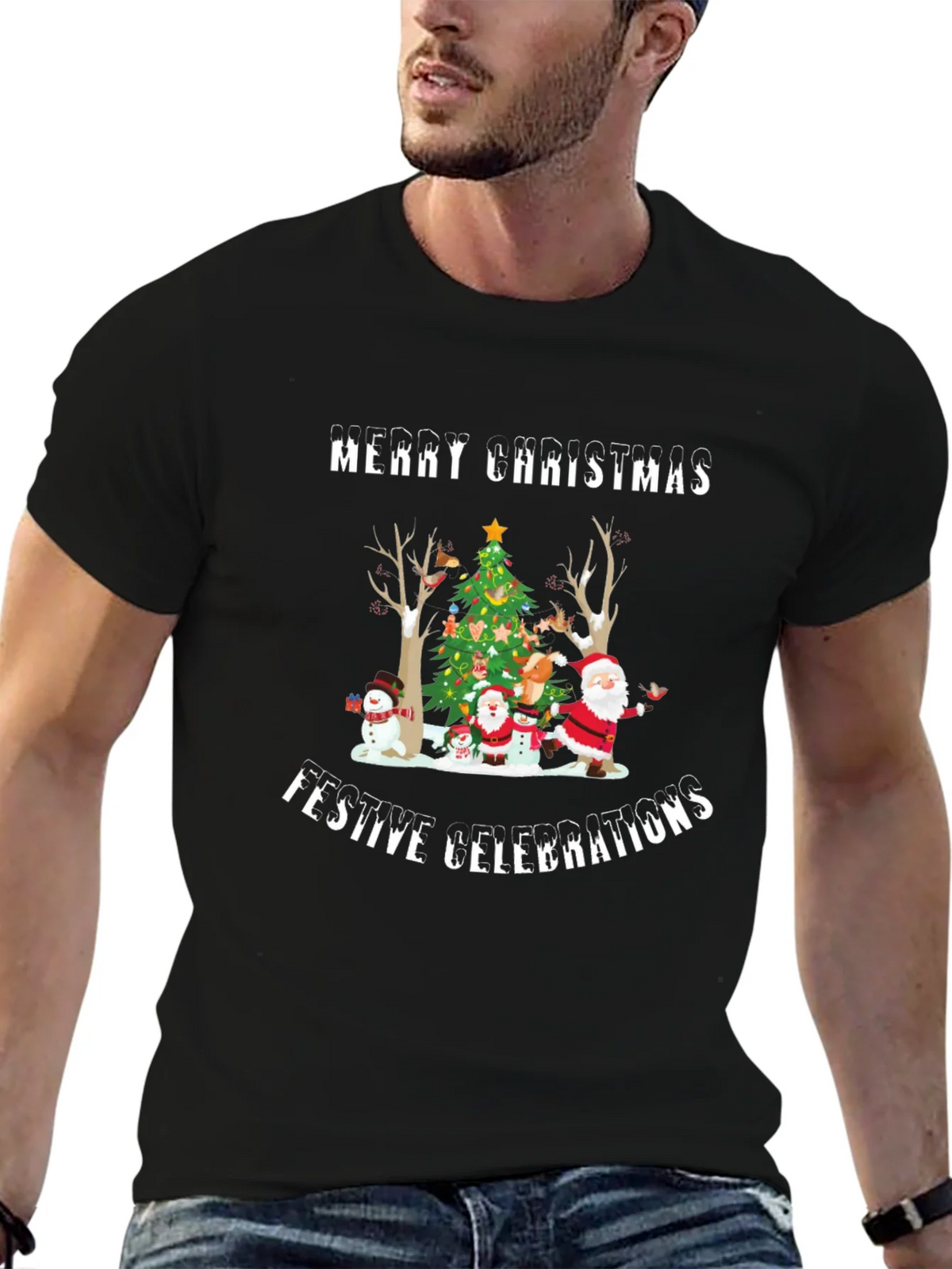 Merry Christmas Festive Celebrations T-Shirt product image 6
