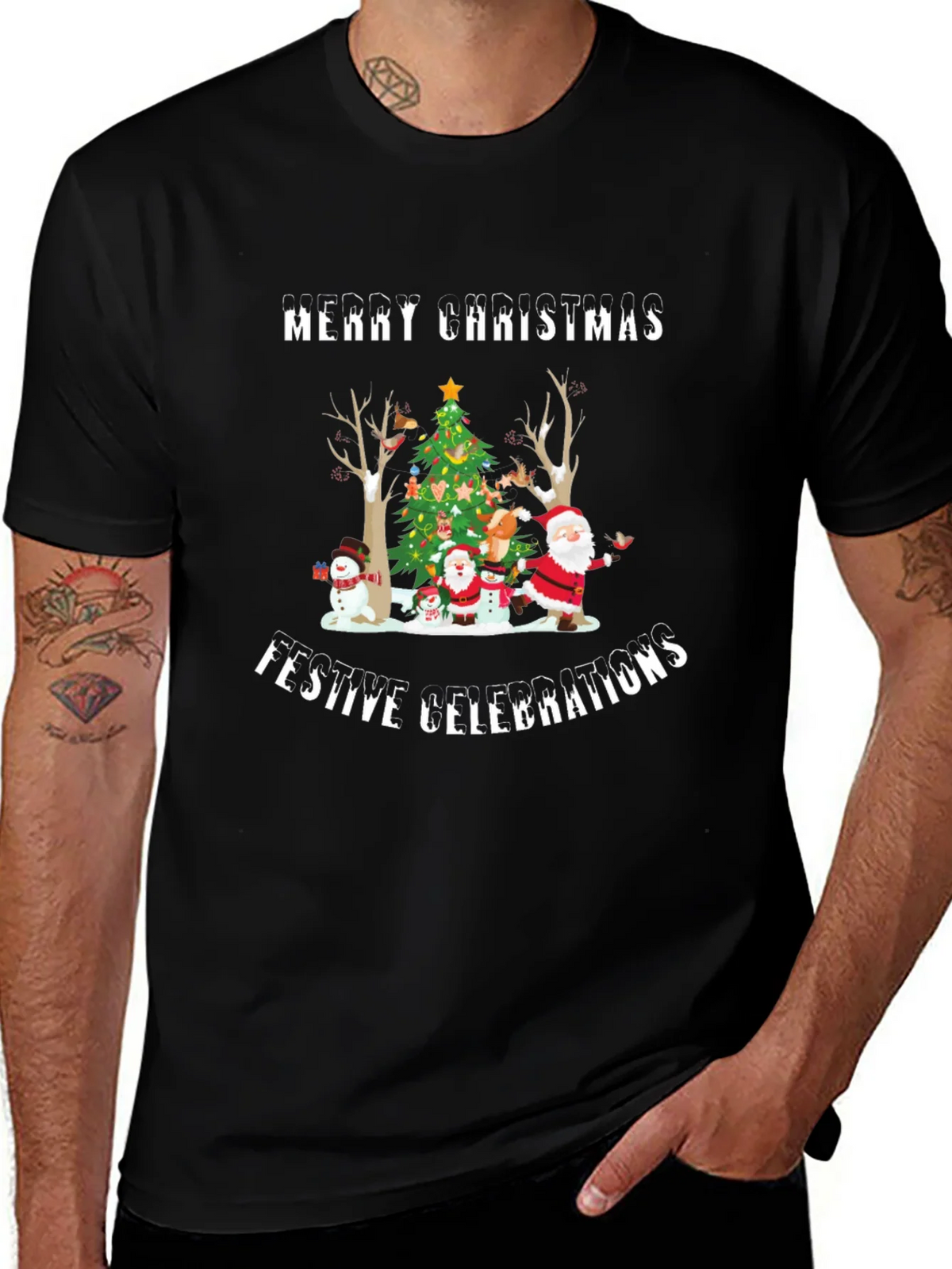 Merry Christmas Festive Celebrations T-Shirt product image 1