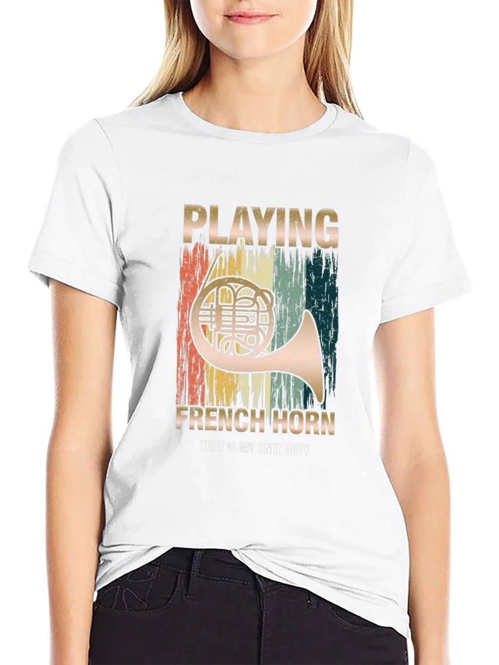 French Horn Player T-Shirt - Musician Duty Tee product image 8