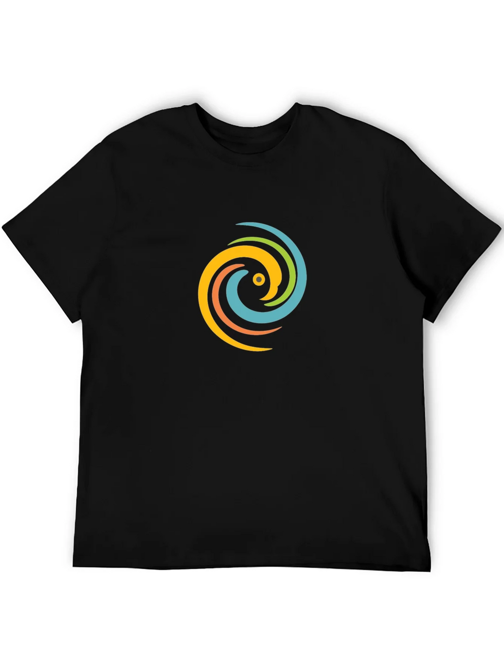 Swirl Graphic Black T-Shirt - Casual Style product image 4