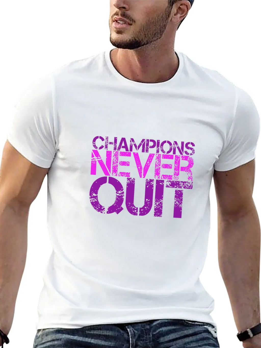 Champions Never Quit Graphic T-Shirt product image 9