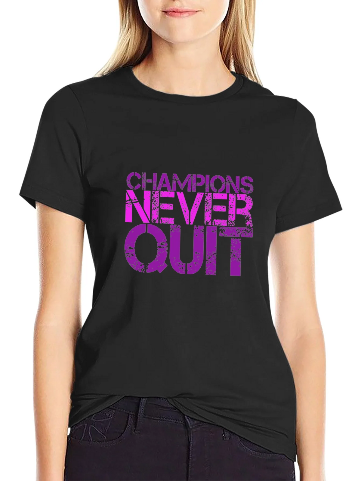 Champions Never Quit Graphic T-Shirt product image 2