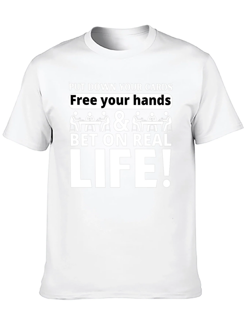 Bet on Real Life Graphic Tee product image 9