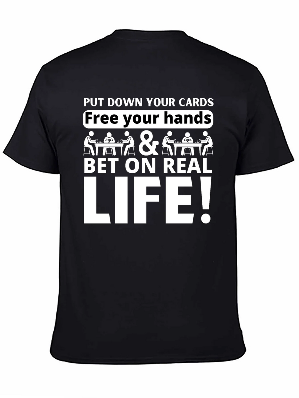 Bet on Real Life Graphic Tee product image 4