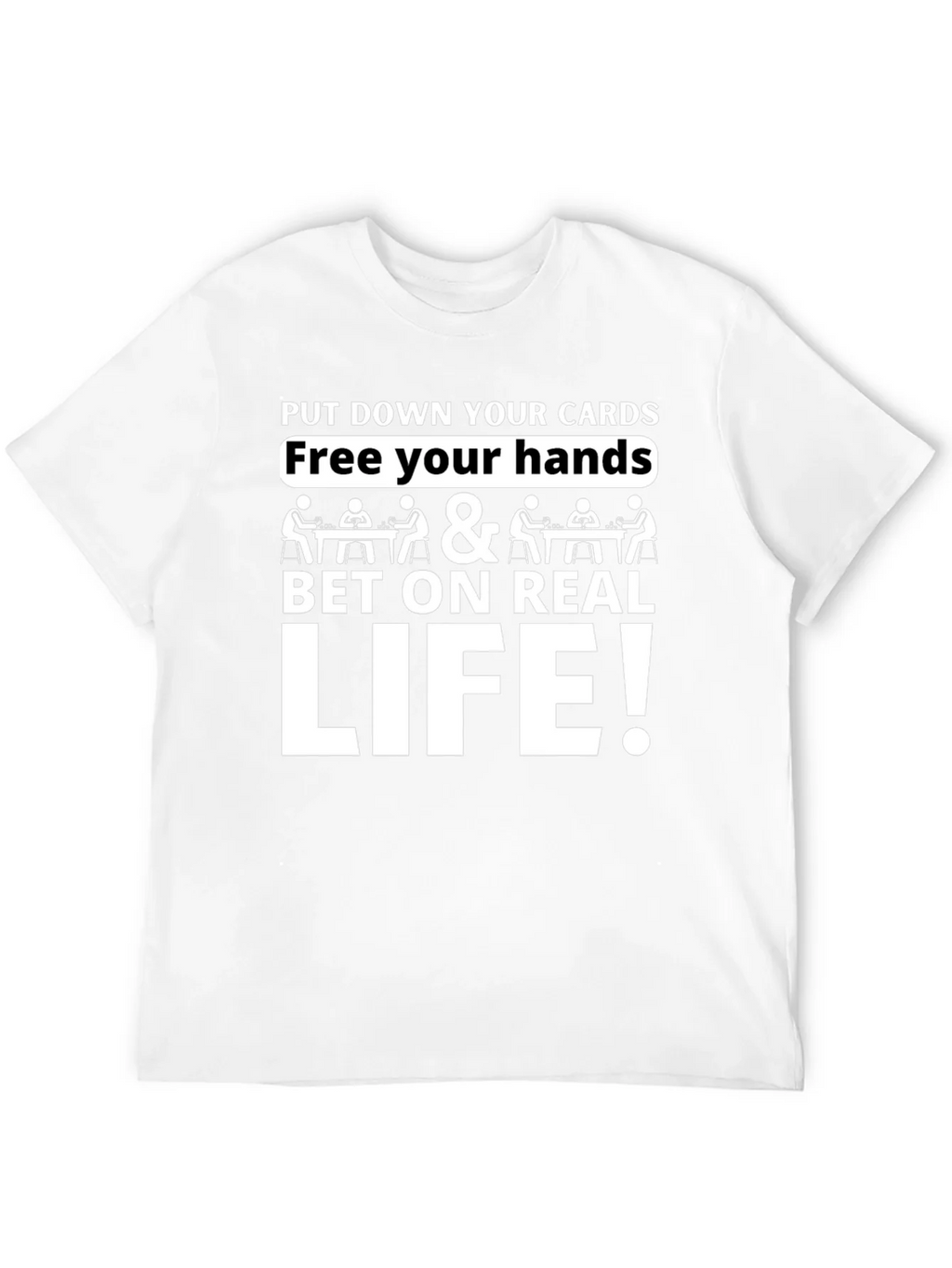Bet on Real Life Graphic Tee product image 11