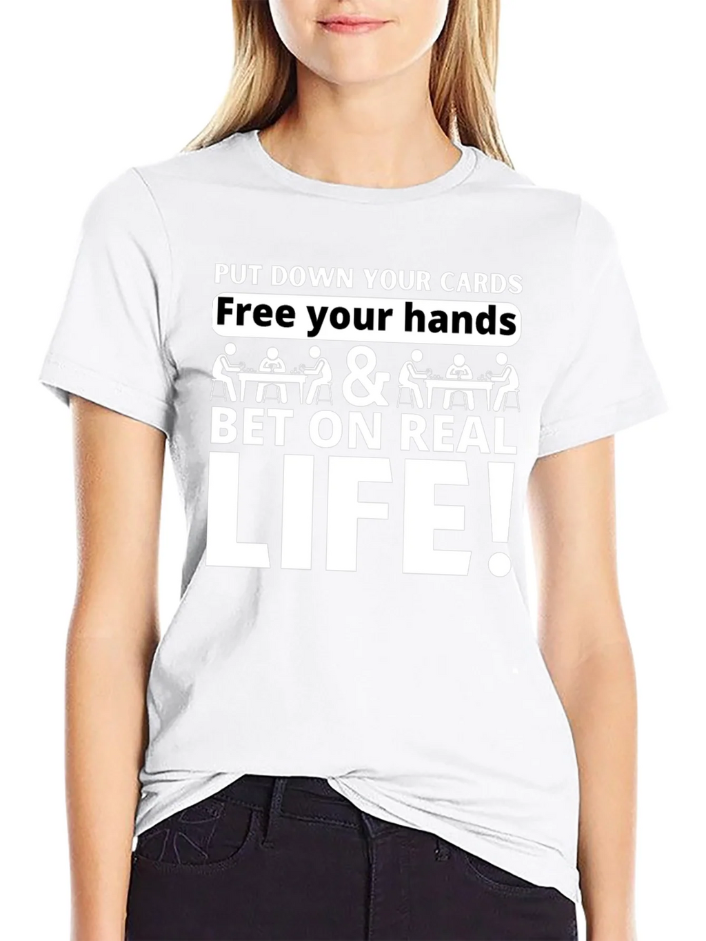 Bet on Real Life Graphic Tee product image 8