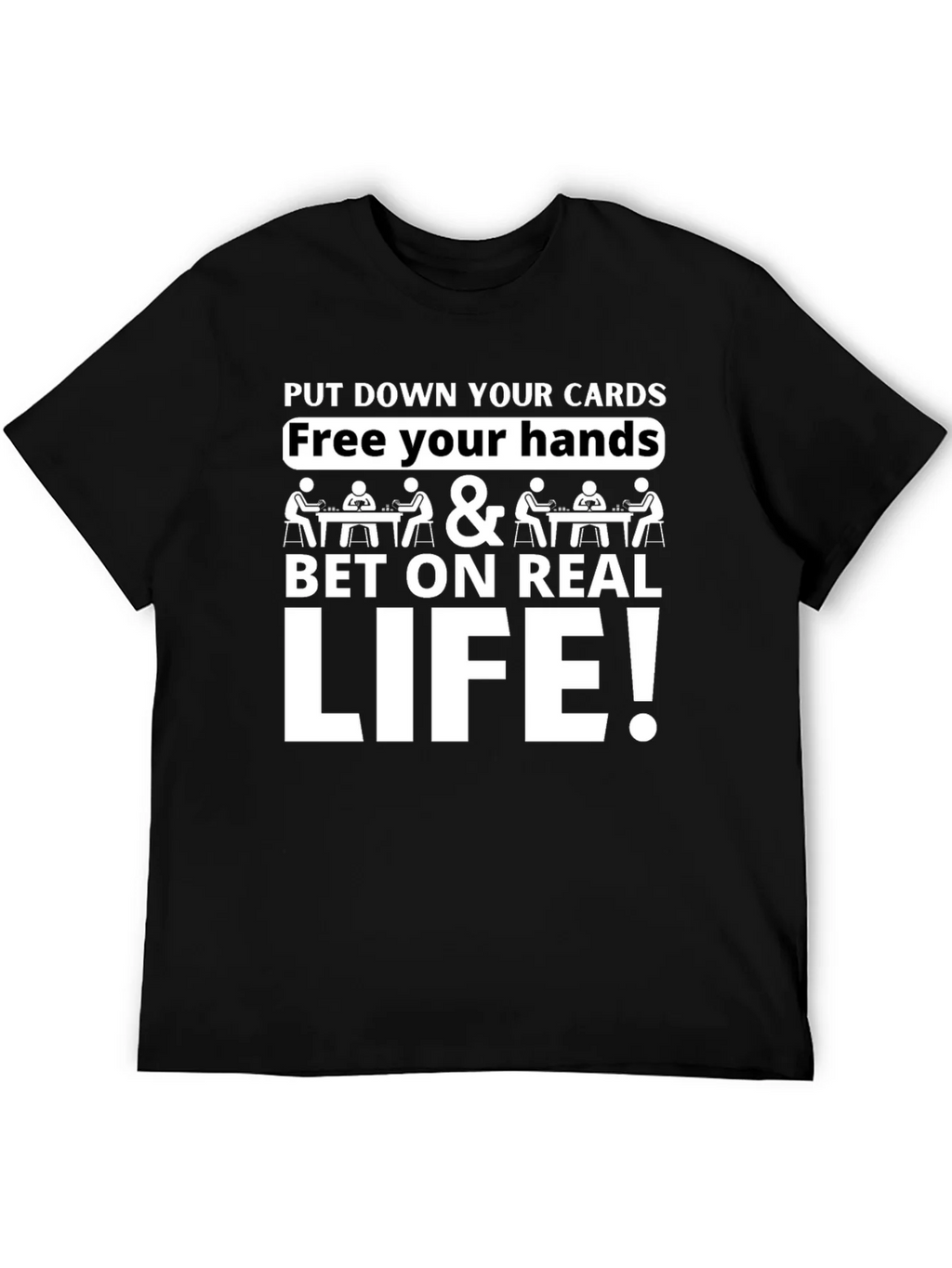 Bet on Real Life Graphic Tee product image 5