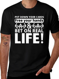Bet on Real Life Graphic Tee product image 1