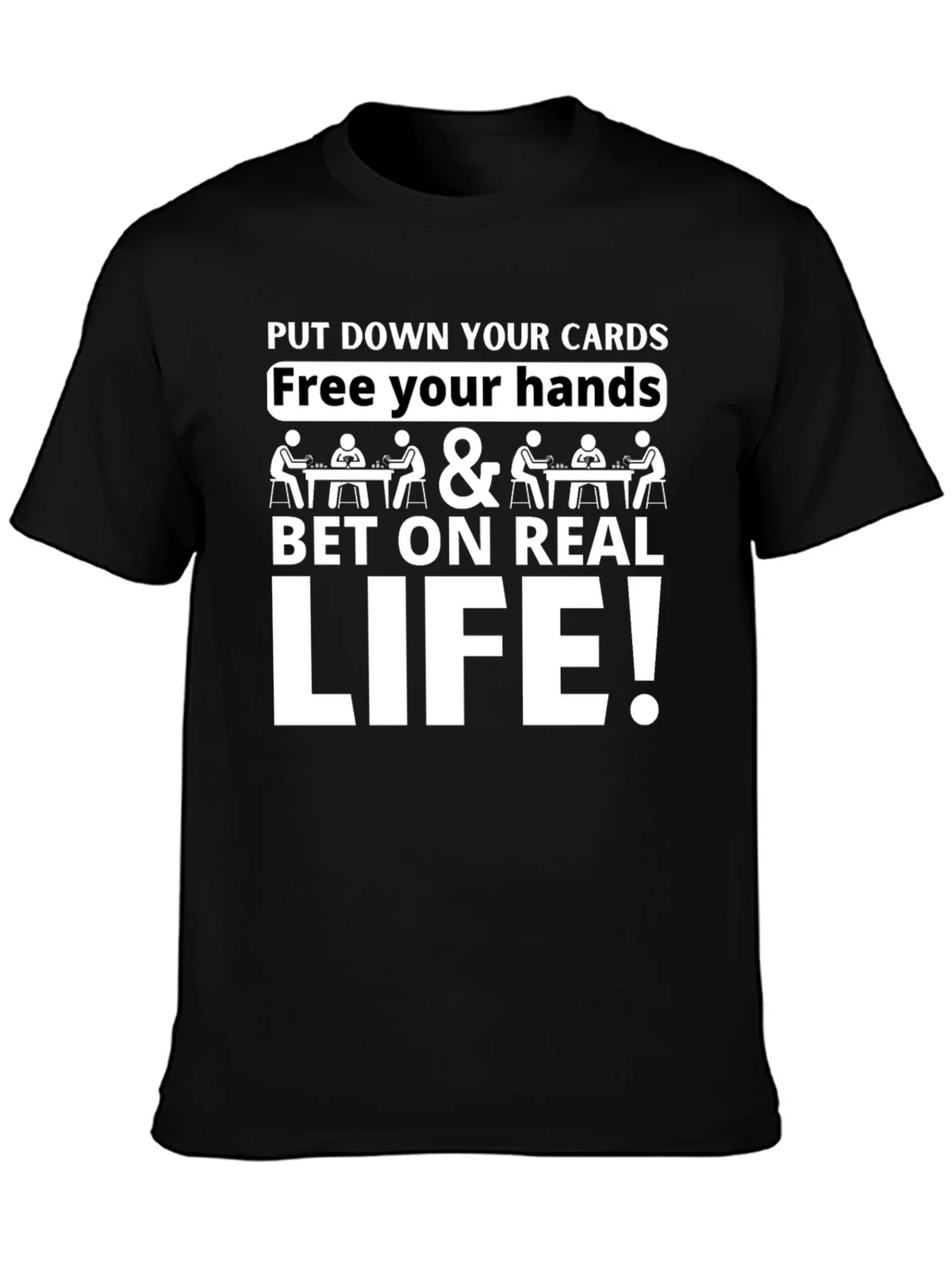 Bet on Real Life Graphic Tee product image 3