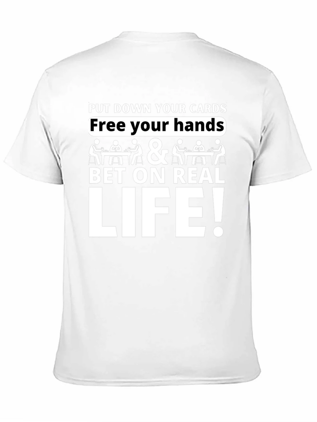 Bet on Real Life Graphic Tee product image 10