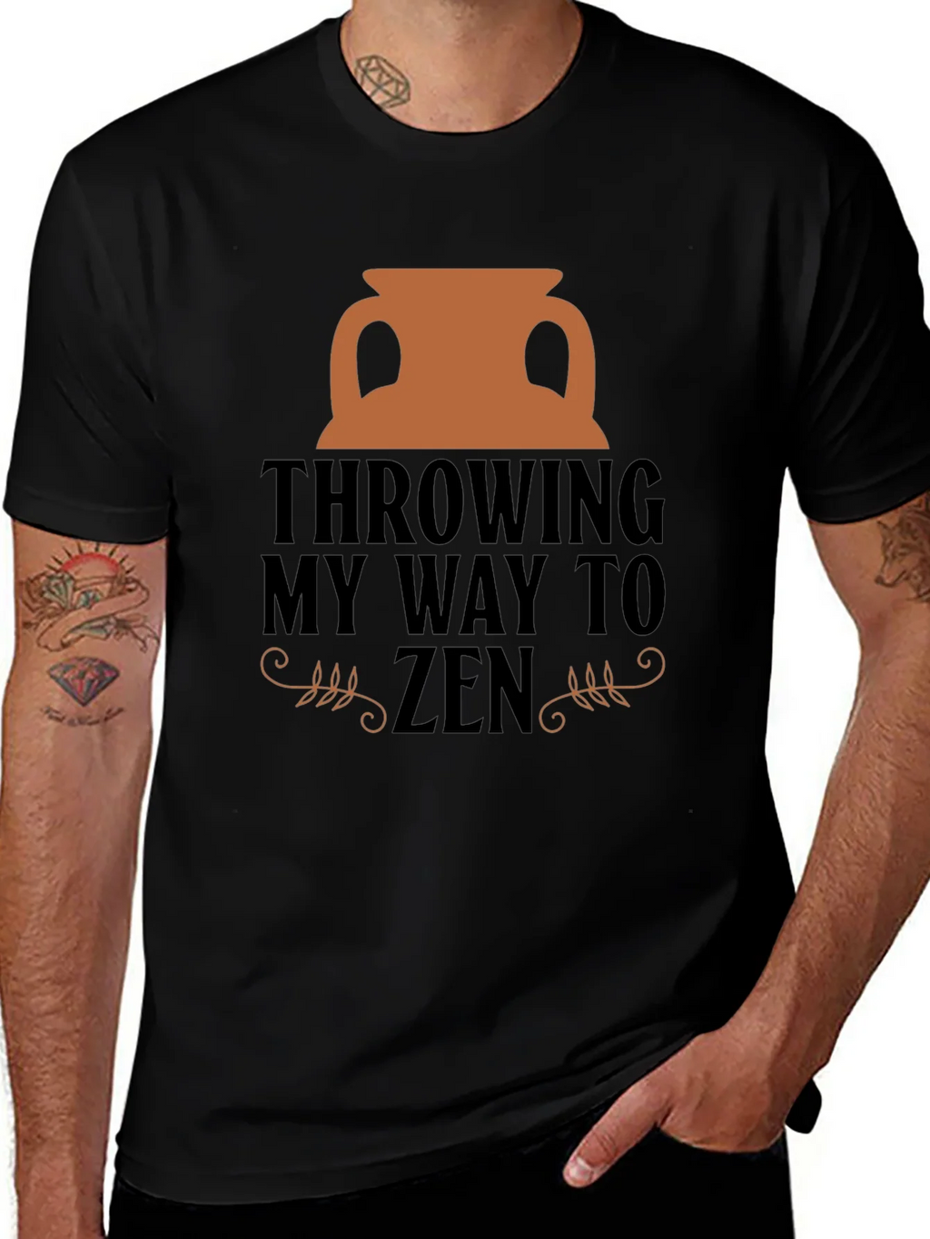 Pottery Zen Graphic T-Shirt product image 1
