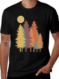 Retro Forest T-Shirt - Nature Inspired Graphic Tee product image 1