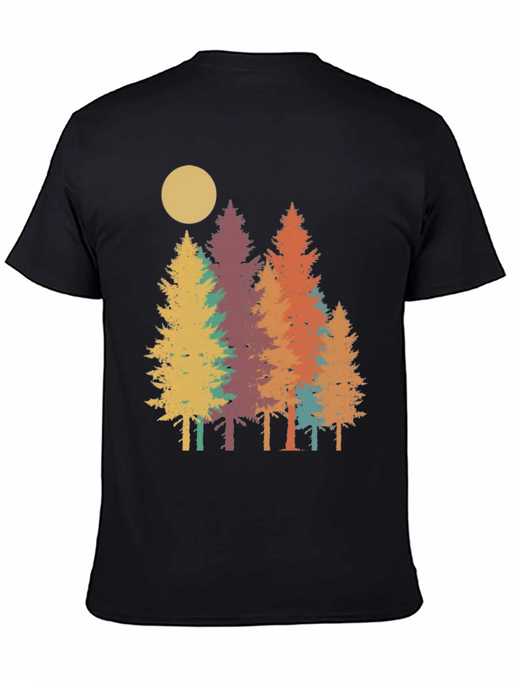 Retro Forest T-Shirt - Nature Inspired Graphic Tee product image 4