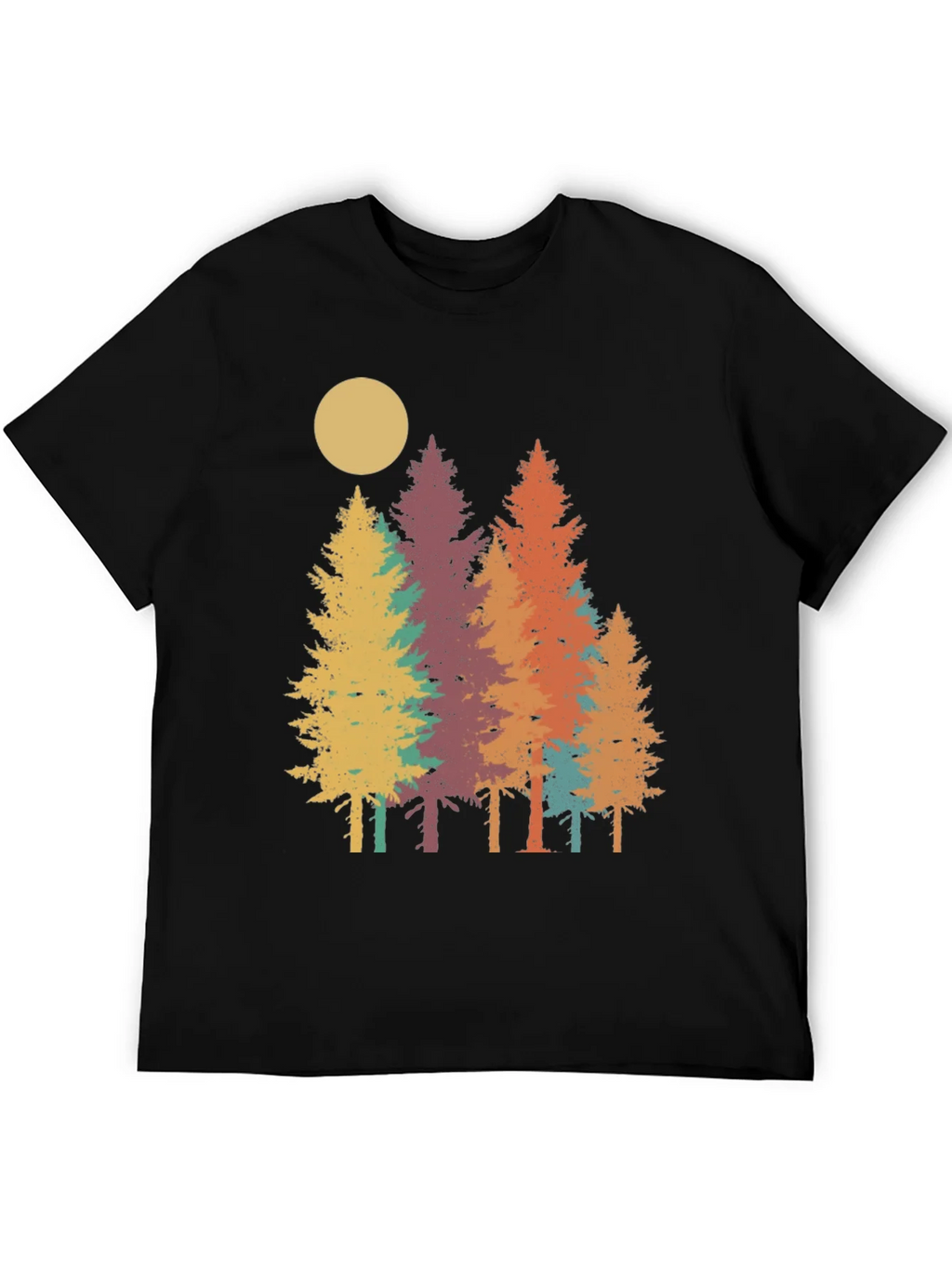 Retro Forest T-Shirt - Nature Inspired Graphic Tee product image 5