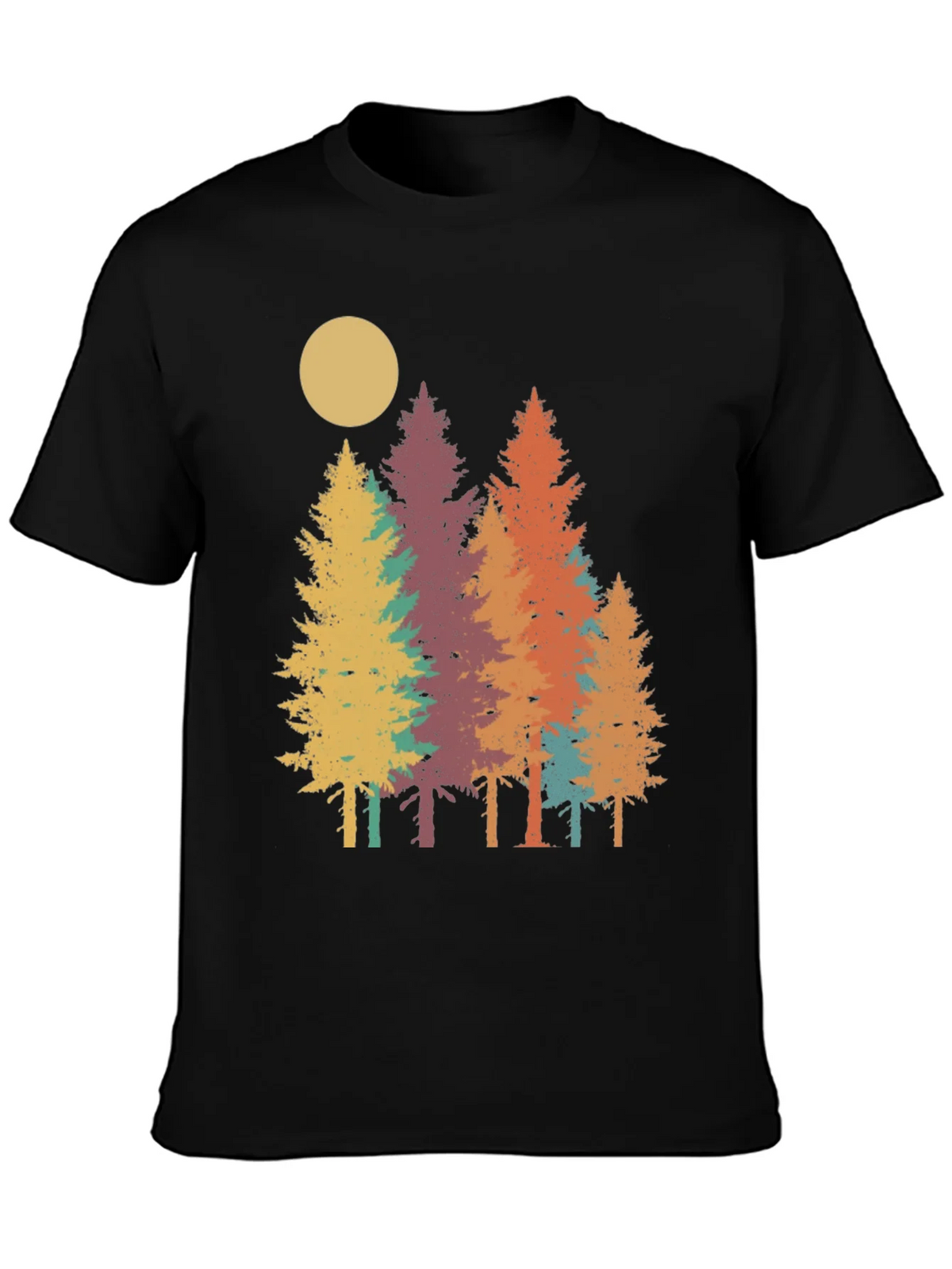 Retro Forest T-Shirt - Nature Inspired Graphic Tee product image 3