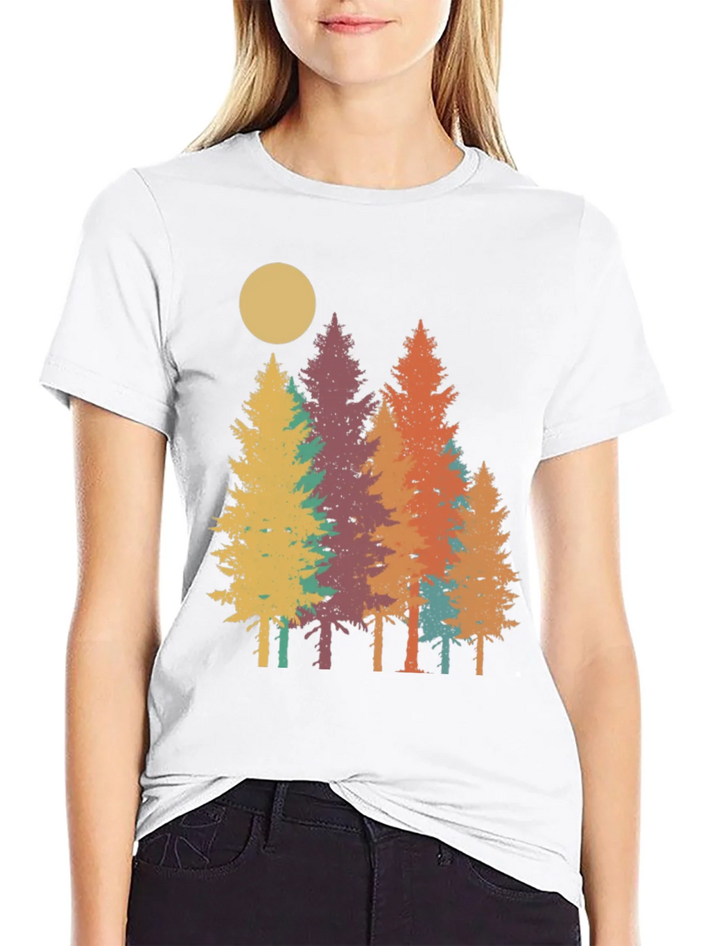 Retro Forest T-Shirt - Nature Inspired Graphic Tee product image 8