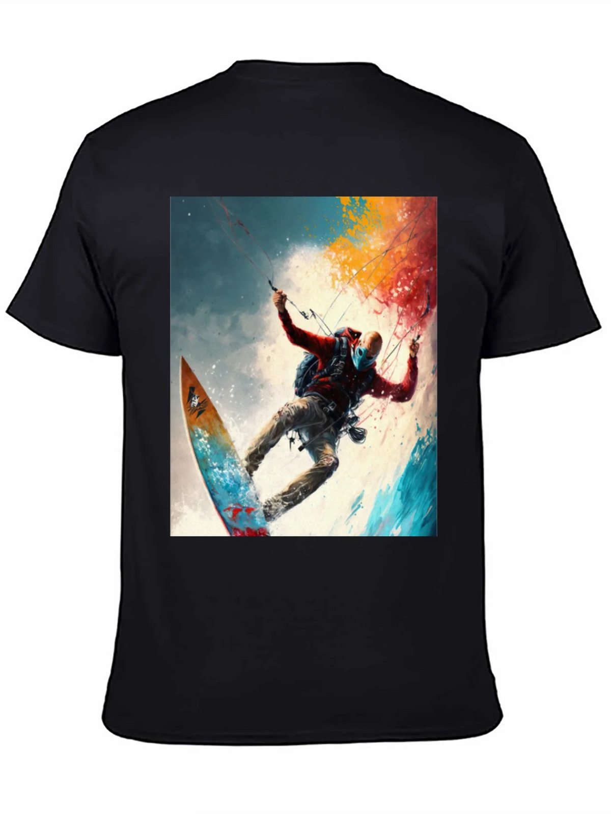 Surfing Adventure Tee - Artistic Graphic Print product image 4