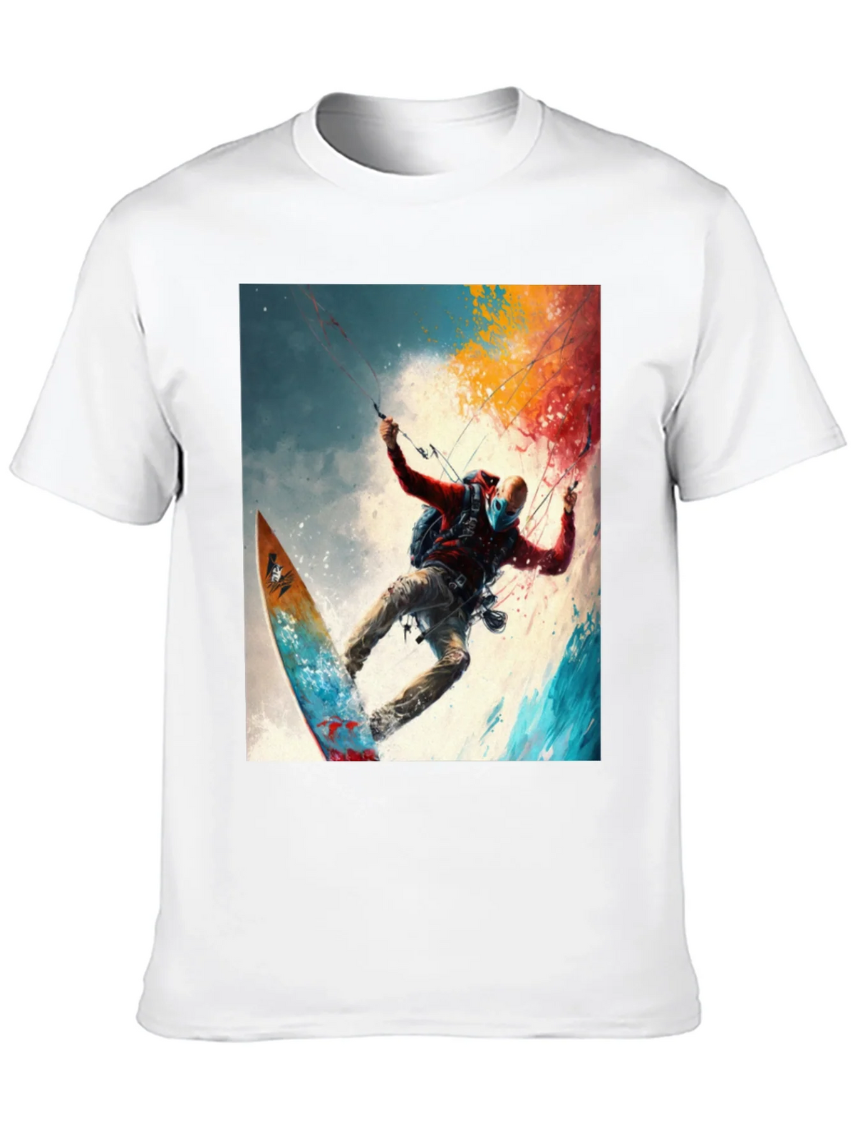 Surfing Adventure Tee - Artistic Graphic Print product image 9