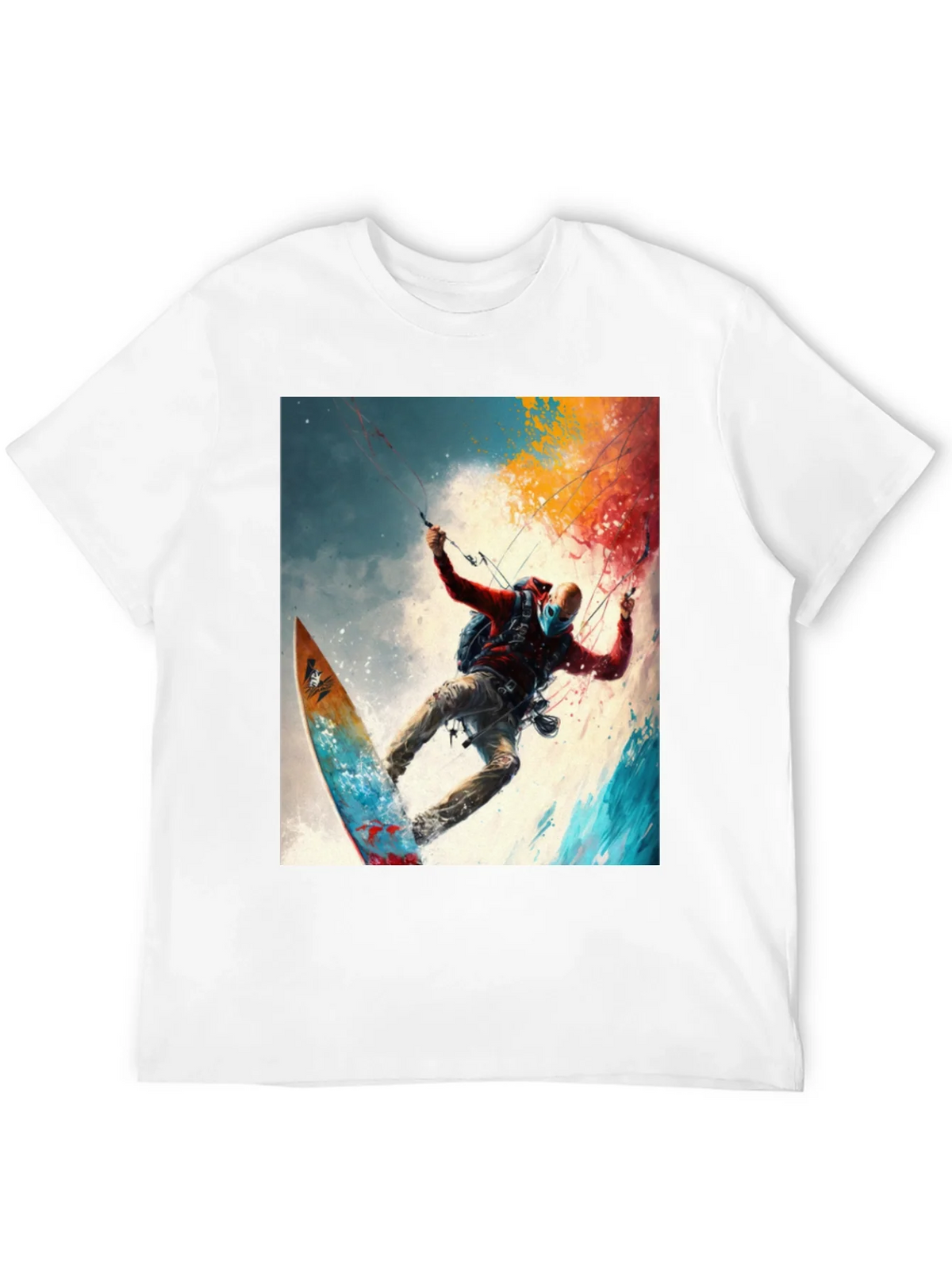 Surfing Adventure Tee - Artistic Graphic Print product image 11