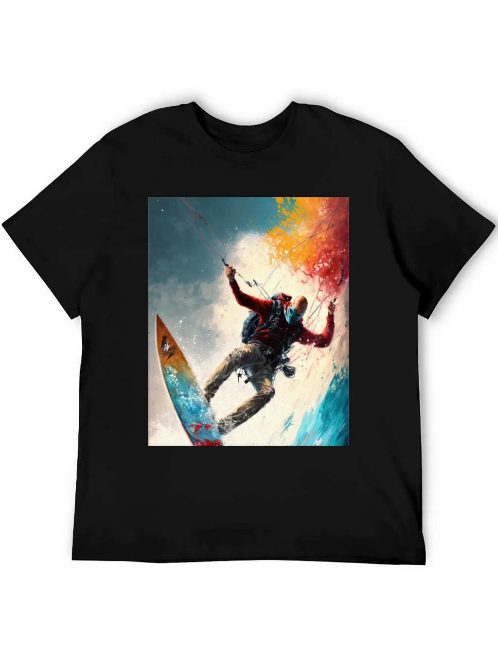 Surfing Adventure Tee - Artistic Graphic Print product image 5